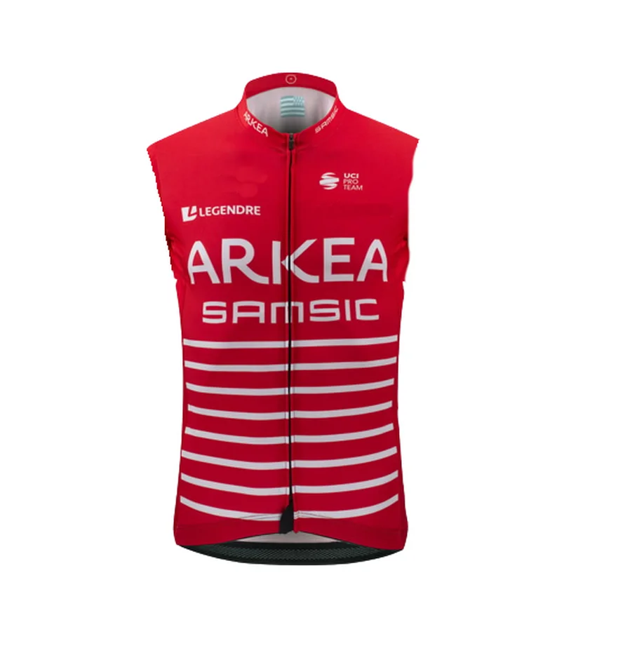 2023 ARKEA SAMSIC TEAM 3 Colors Summer Sleeveless Cycling Vest Mtb Clothing Bicycle Maillot Ciclismo Bike Clothes