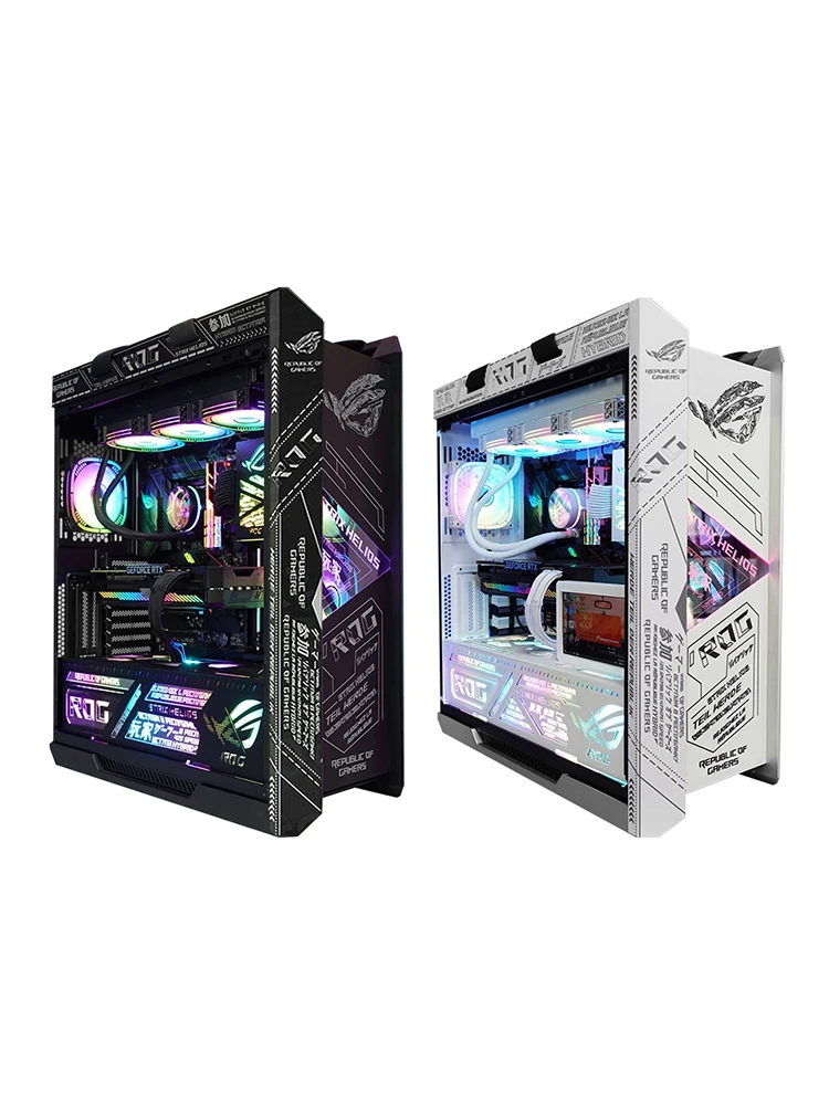 9 pièces Kit de panneau lumineux pour ASUS ROG Helios boîtier PC GX601 couverture ARGB MOD Combo bricolage Srtix décoration châssis Refit Gabinete Gamer