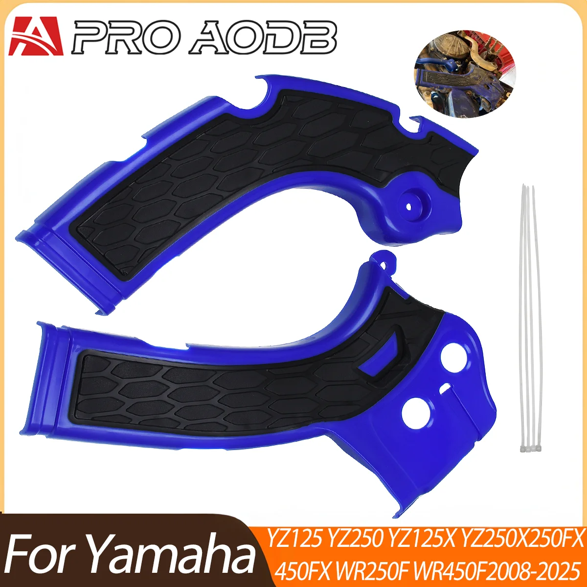 Robuster Rahmen-Schutz für Yamaha YZ WR 250-450 Serie 2006-2025 Dirt Bike Rahmenschutz Ersatzteile