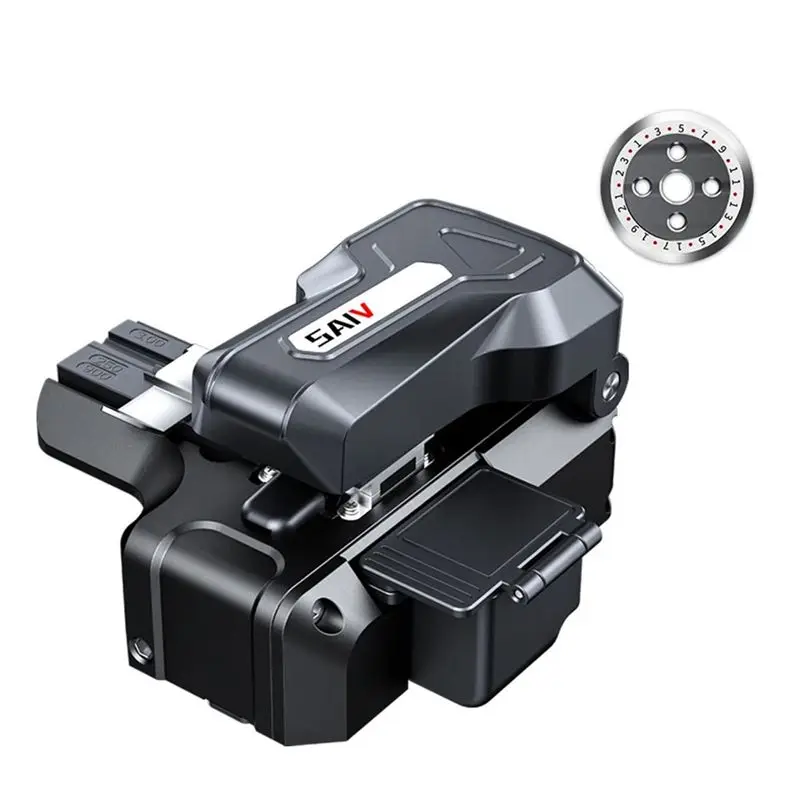 [B24B!】 Fiber Fusion Splicer Cutter M9 Fiber Cleaver Fully Automatic High Precision Fiber Optic Cleaver Cold Cut Hot Melt+ Blade