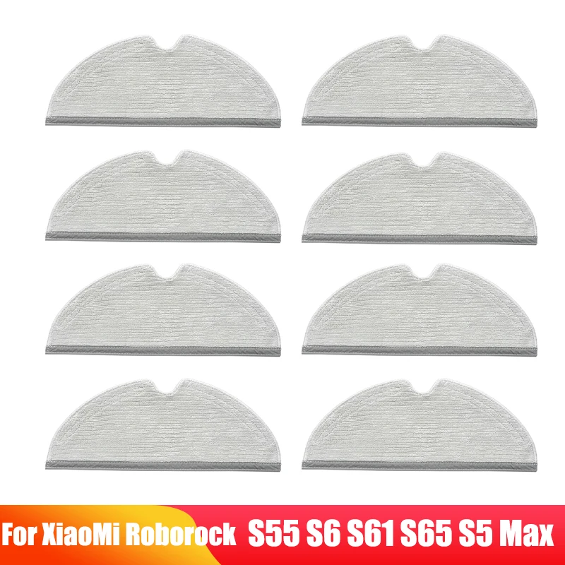 Pièce de rechange en microfibre pour aspirateur XiaoMi Roborock S50, S51, S52, S55, S6, S61, S65, S5 Max, S6, MaxV, S6