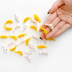 5/10pcs Mixed Mini Resin Fish Miniatures, Tiny Goldfish Figurines, Fairy Garden Ornament, Micro Landscape DIY Craft Decoration