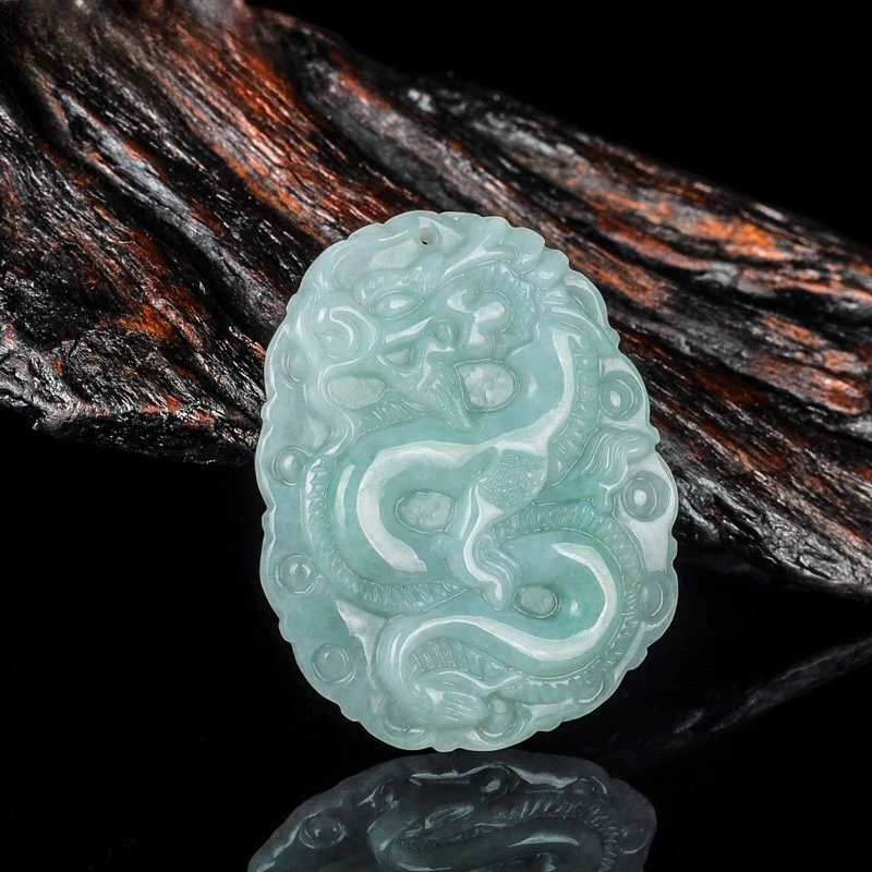 A Goods Glutinous Seed Floating Flower Dragon Brand Pendant, The Same for Men and Women