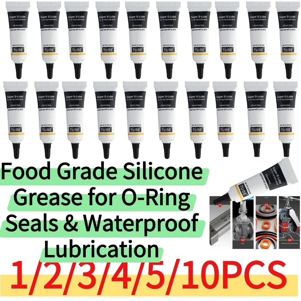 1/2/3/5/10PCS Home Improvement Hardware Waterproof Food Grade Super O-lube Coffee Machine Lubrication Silicone Grease Lubricant