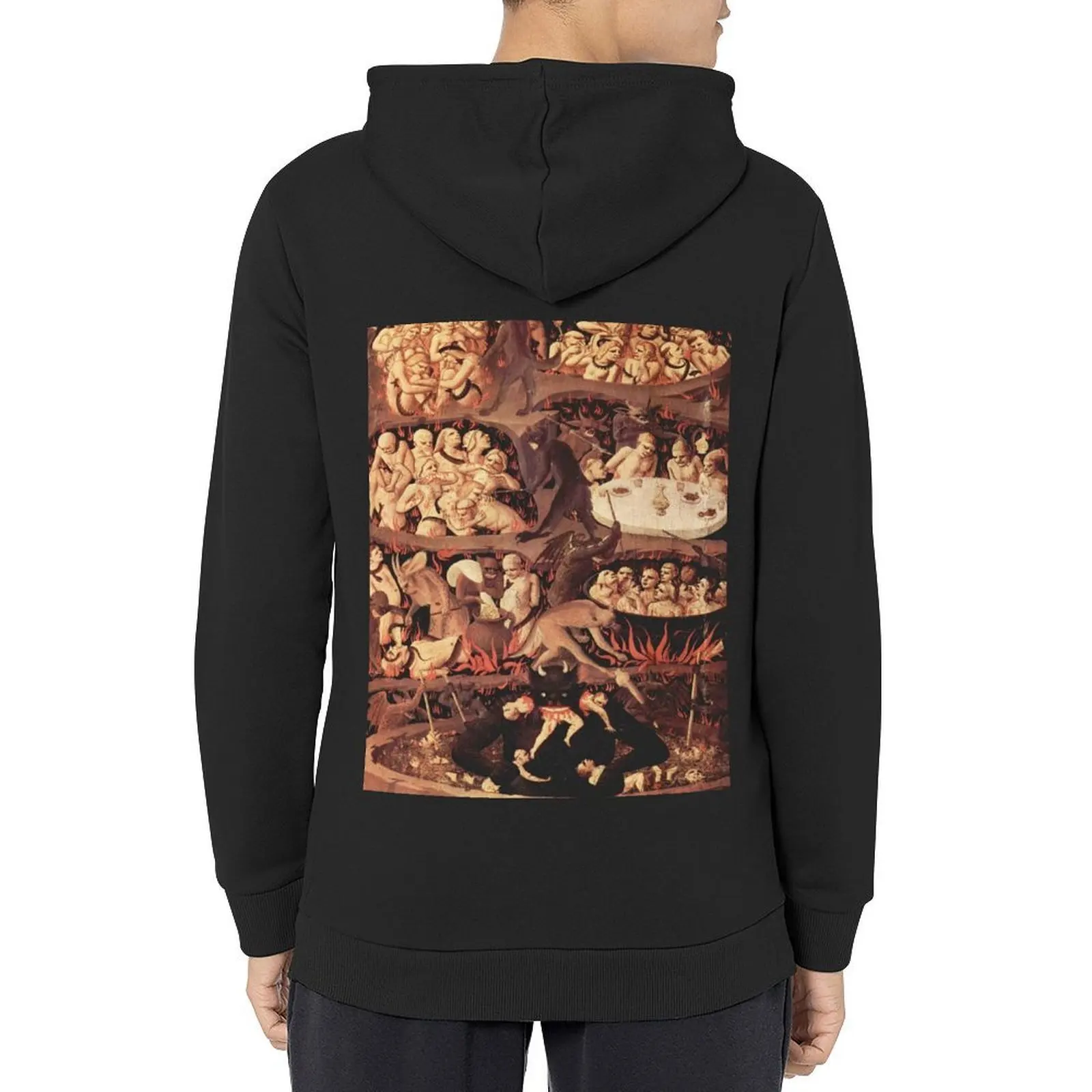 

HD The Last Judgment (Fra Angelico, Florence) HIGH DEFINITION Hoodie clothes for men mens clothes big size hoodie
