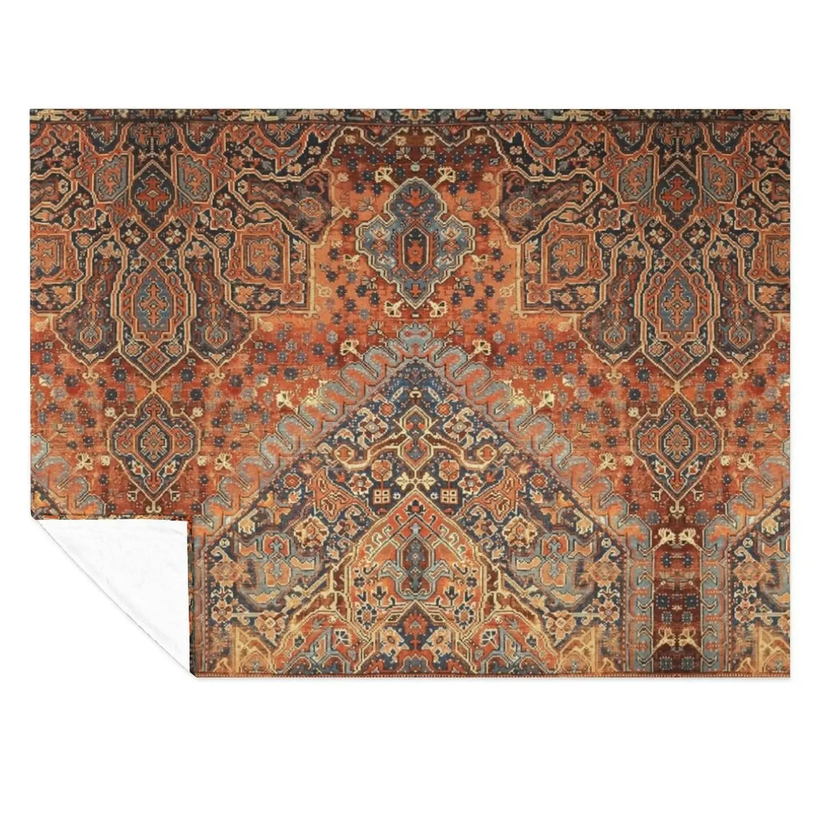 

Golden Oriental Heritage Traditional Moroccan Style Throw Blanket cosplay anime Luxury Thicken Flannel Fabric Picnic Blankets