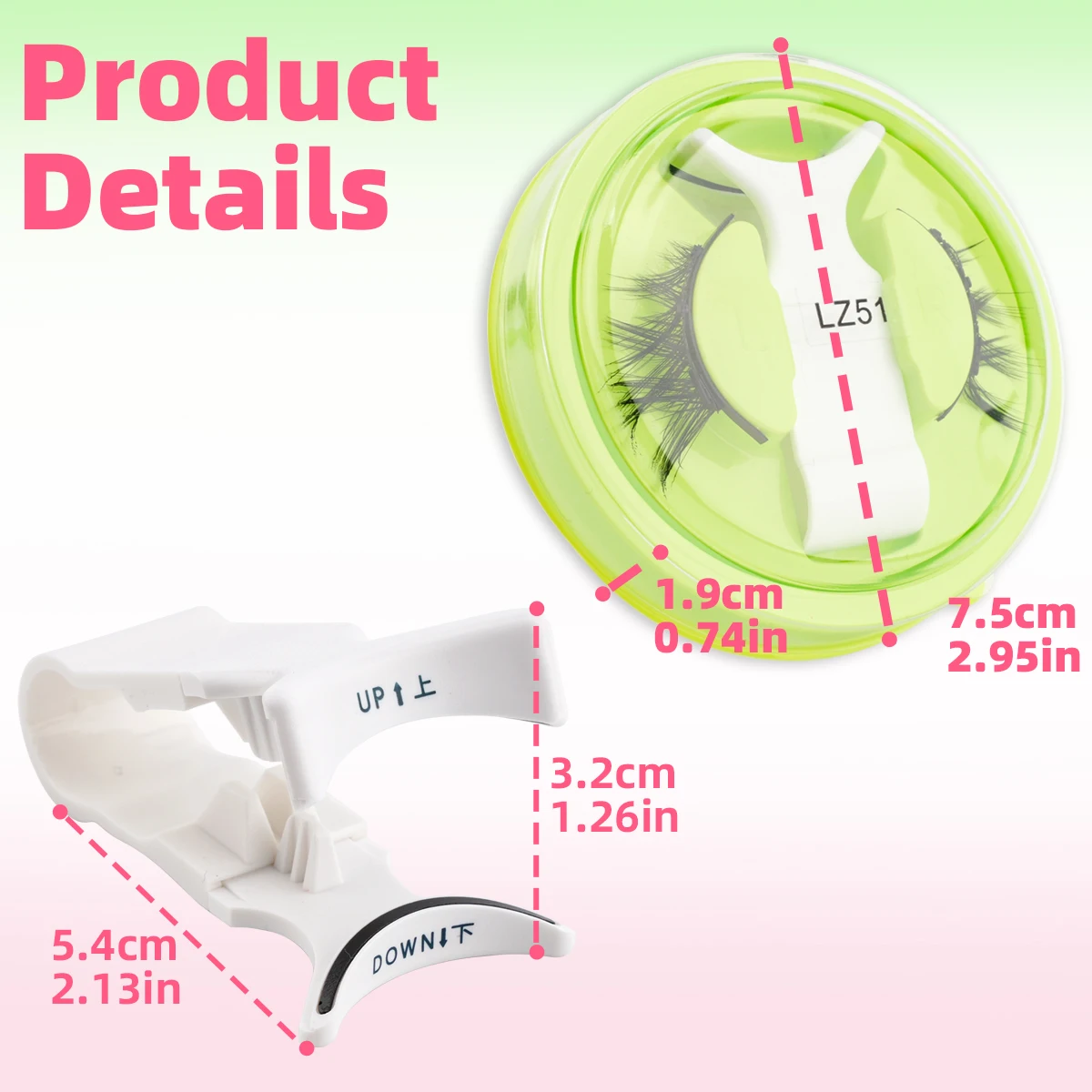 YSDO Magnetic Lashes Kit Glue-free Fluffy Eyelashes Reusable Professional 3D Magnetic False Eyelashes Extension Make Up Tool New