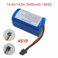 18650-4S1P 2600mAh 14.4V/14.8V Rechargeable Li-ion Battery for Haier Robot Xshuai HXS-C3 Robot Vacuum Cleaner Sweeper Batteries