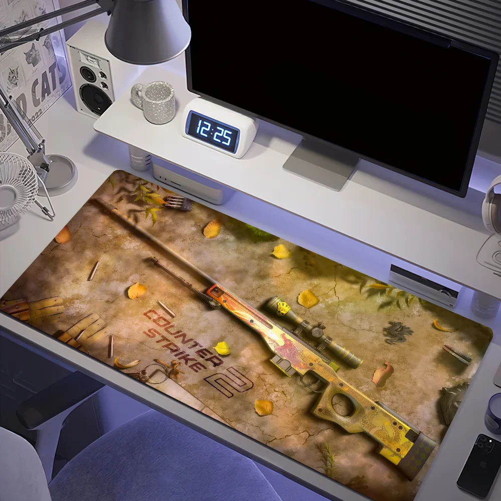 2 C-عداد ماوس الوسادة سترايك مكافحة فراي المنزل مخصص مريح مكتب المطاط كبير مكتب حصيرة ألعاب لوحة المفاتيح الكمبيوتر اطلاق النار عدم الانزلاق