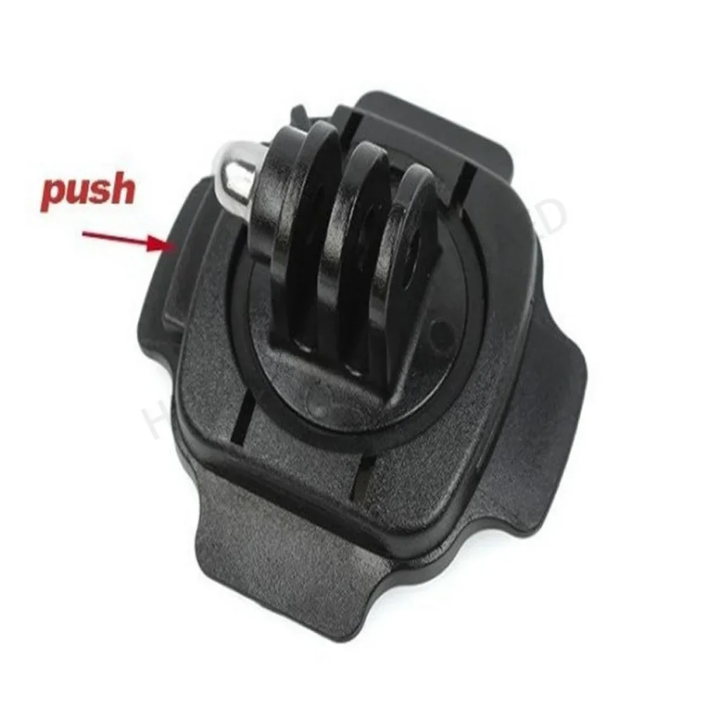 360 Motorcycle Helmet Rotary Adhesive Base Mounts for GoPro Hero 12 11 10 9 8 7 6 Session SJ4000 Xiaomi Yi 4K Eken Action Camera