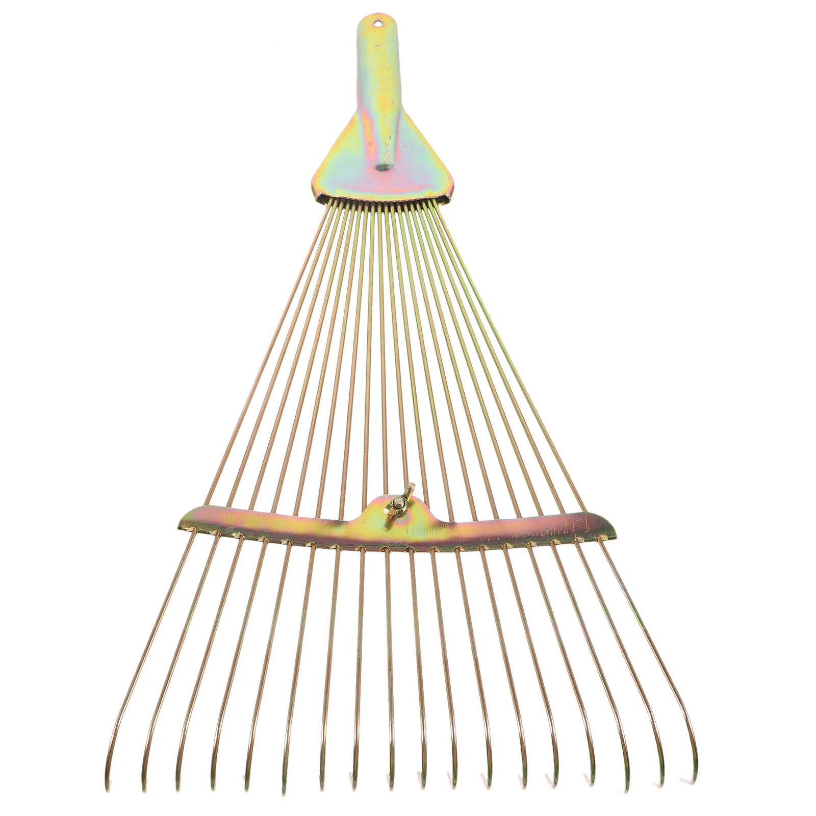 

Garden Pine Needle Rake Portable Steel Lawn Rake Garden Shrub Rake For Leaves leaf rake yard rake grass rake