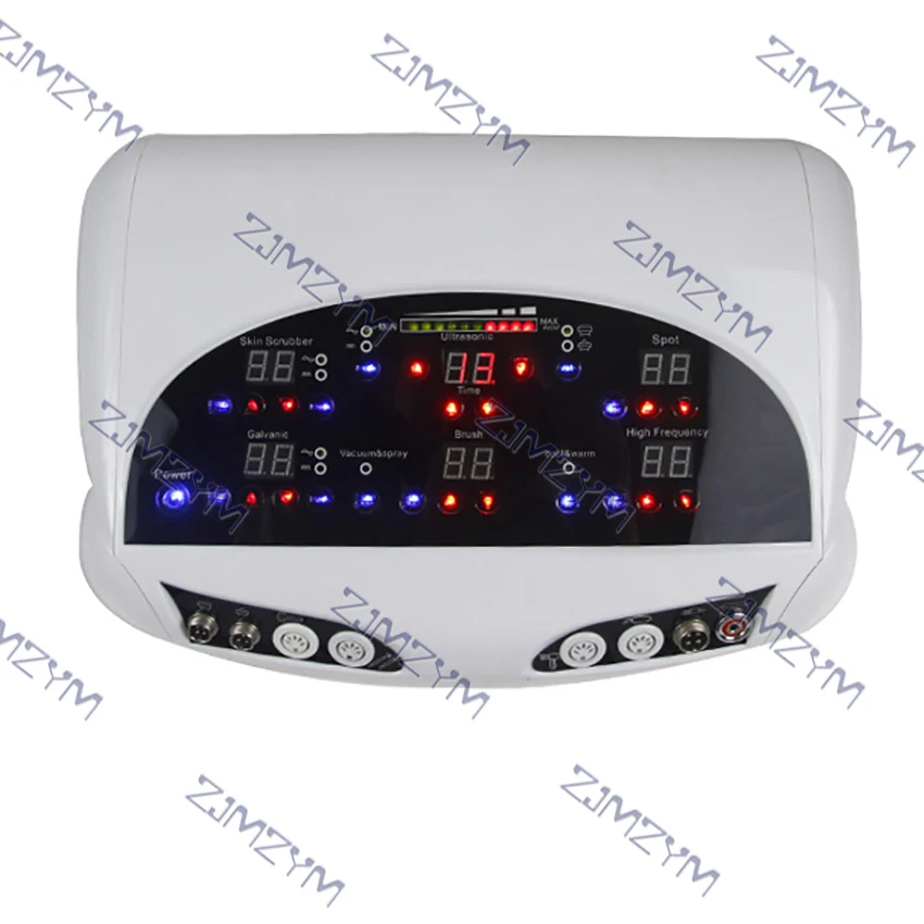 10 in 1 Lifting della pelle multifunzionale Scrubber per la pelle ad alta frequenza Spazzola per la pulizia del viso Microdermoabrasione Macchina per la cura della pelle