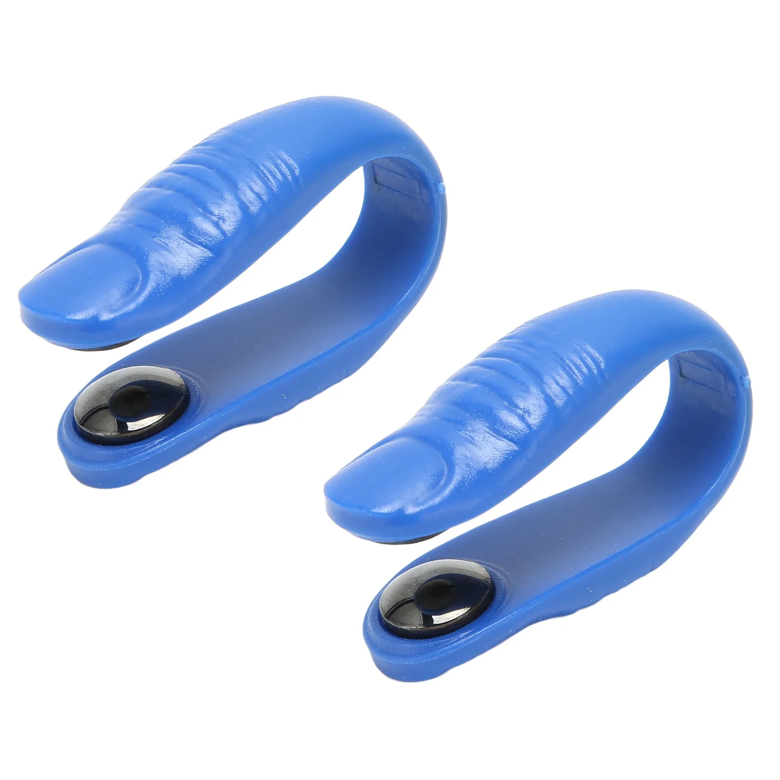2pcs Tiger Mouth Clip Safe Effective Acupressure Point Clip Acupoint Massage Clip with Magnets for Migraine Dizziness Blue