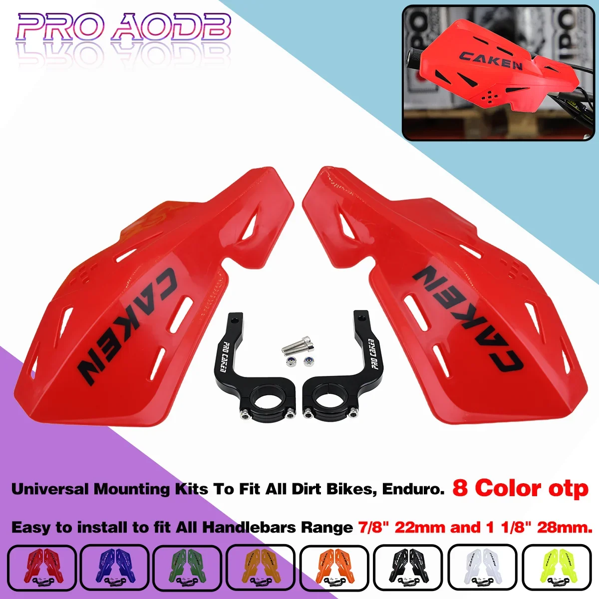 

Dirt bike 22mm 28mm Handguard Handlebar Hand Guards Protector For Honda CR CRF Yamaha YZ WR F 125 150 250 350 450 500 Universal