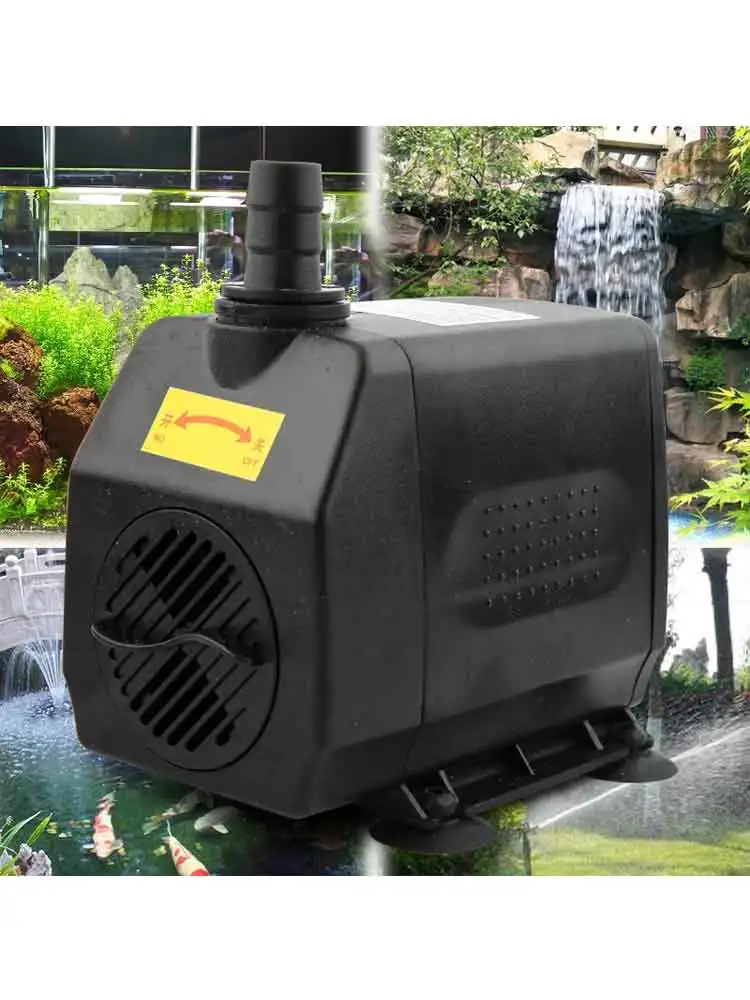 Howhi 2.5w-45w ultra-silencioso fonte de água submersível filtro de bomba de água lagoa de peixes aquário tanque de bomba de água fonte 110v/220v plugue da ue