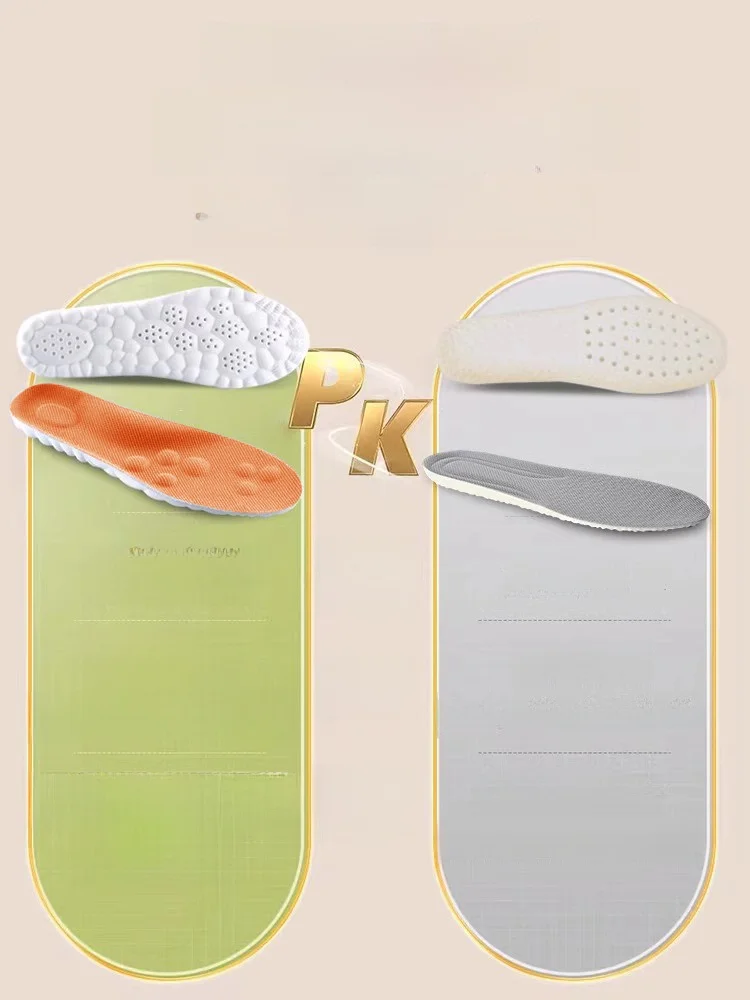 Thickened Ultra Soft Shoe Insoles for Men And Women Sports Anti Shock Breathable Absorbent Sweat Proof for Long Time Standing