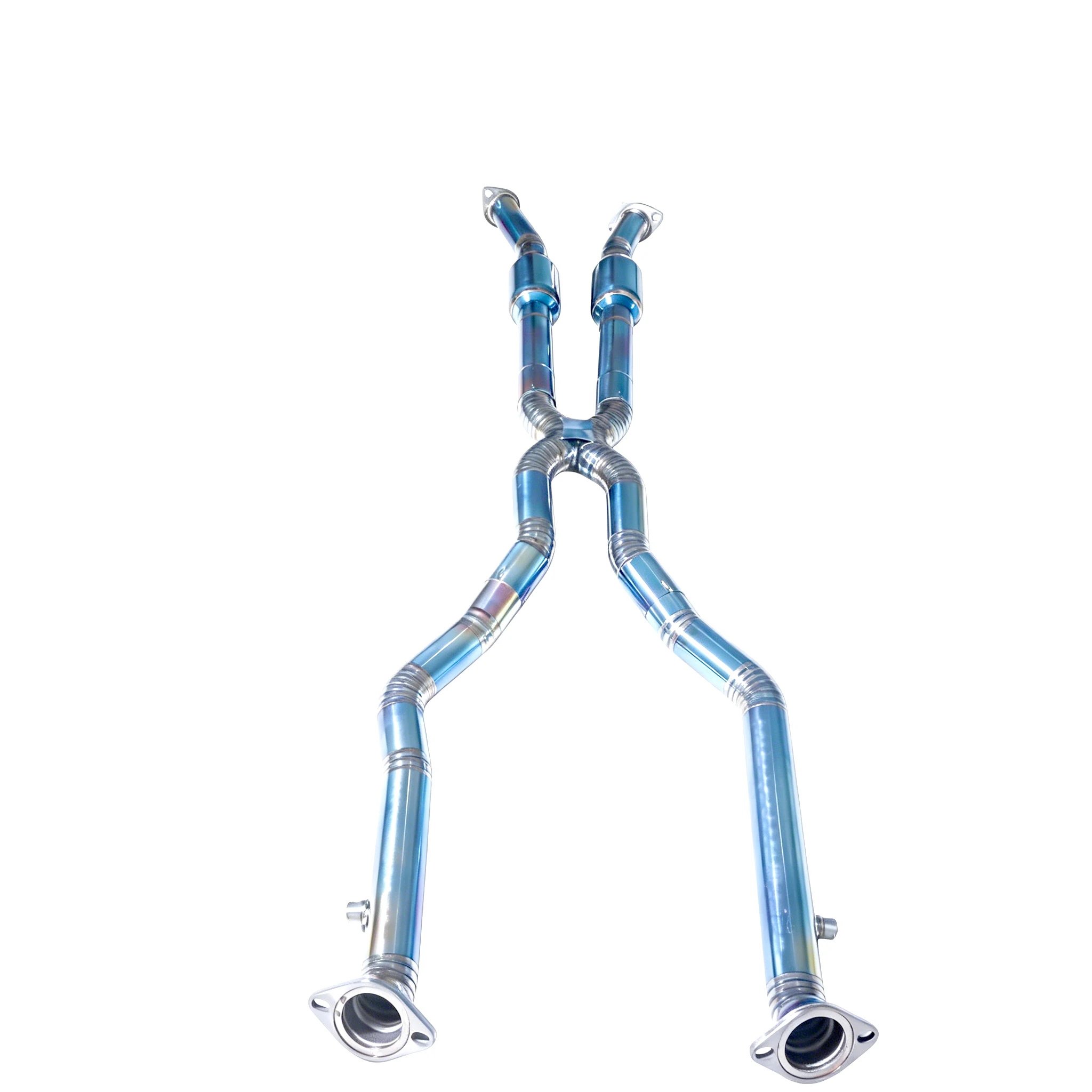 For / 2014-2025 Lexus IS500 RCF GSF 5.0L V8 with Resonator Front Tube Titanium Alloy High Permance Exhaust