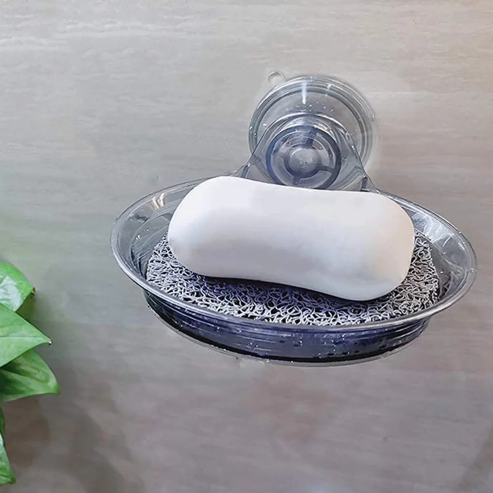 

10pcs Savers Pads Pvc Self-Draining Non-Slip Soap Dish For Bathroom Kitchen Laundry Soap Holder Countertop Drain Mat