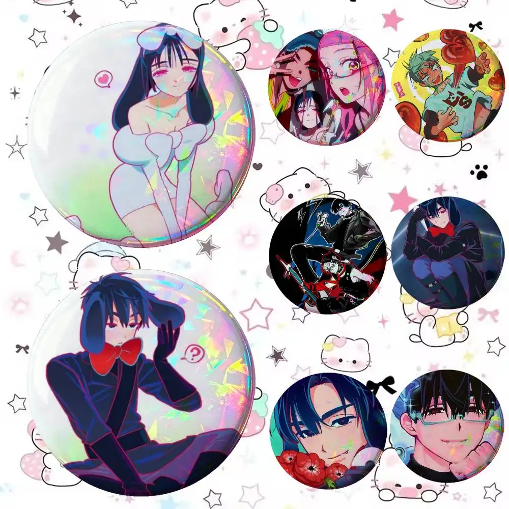 Anime Alien Stage   Badge Tinplate Coin Brooch Clothing Backpack Accessories Lapel Pin