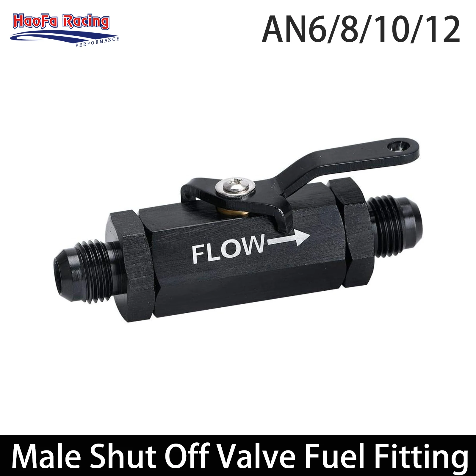 

Универсальный отсечной клапан AN6 AN8 AN10 AN12, алюминиевый, с наружной резьбой, для топлива, черный, 6AN-6AN 8AN-8AN 10-10