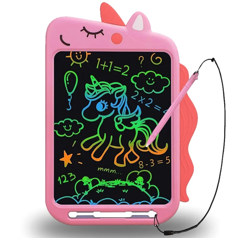N88R 10 Inch Handwriting Tablet Children's Smart LCD Writing Tablet Colorful Handwriting Cartoon Graffiti Writing Tablet,A Durab