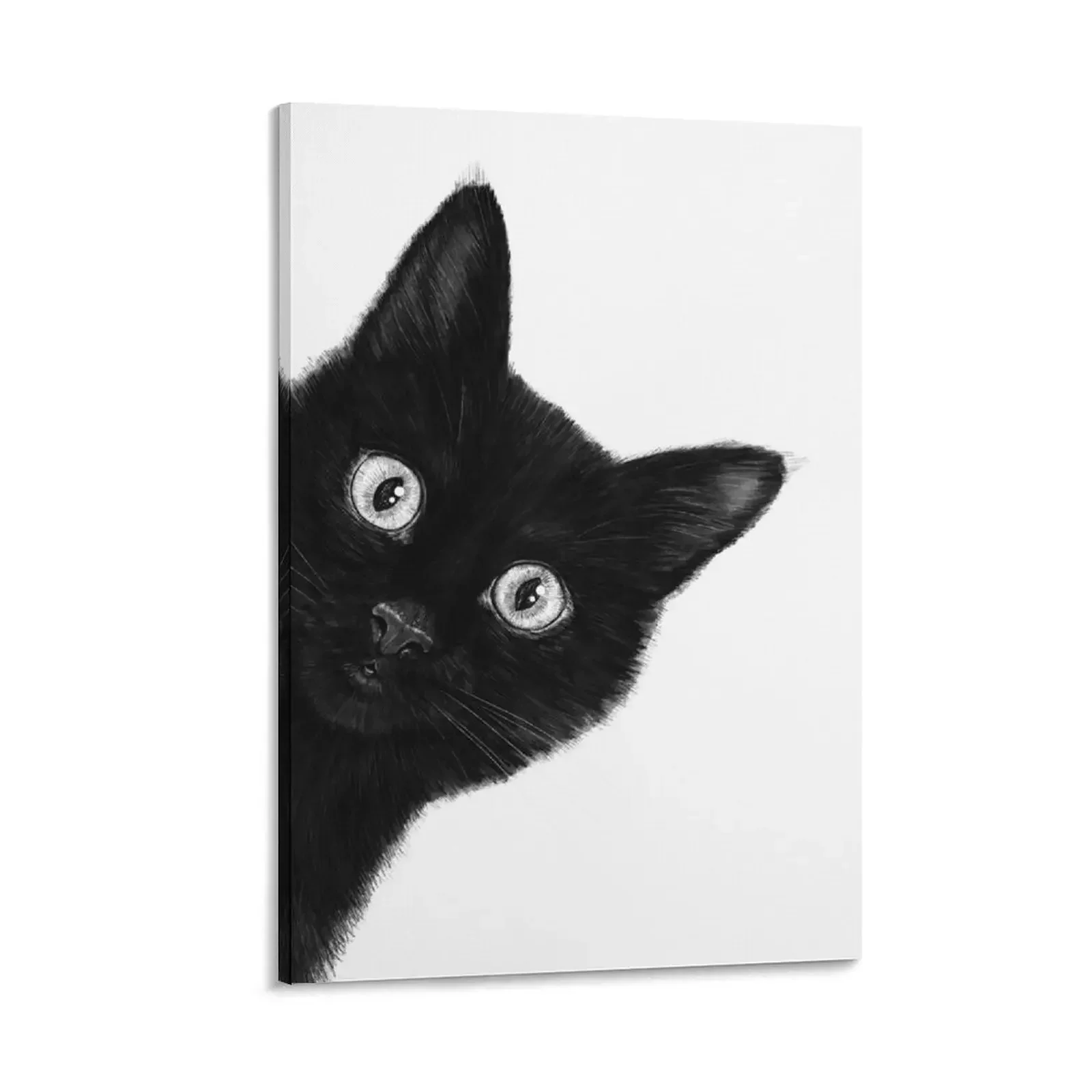 

Black cat Canvas Painting anime room decor anime decoration Decoration wall decorations for the room