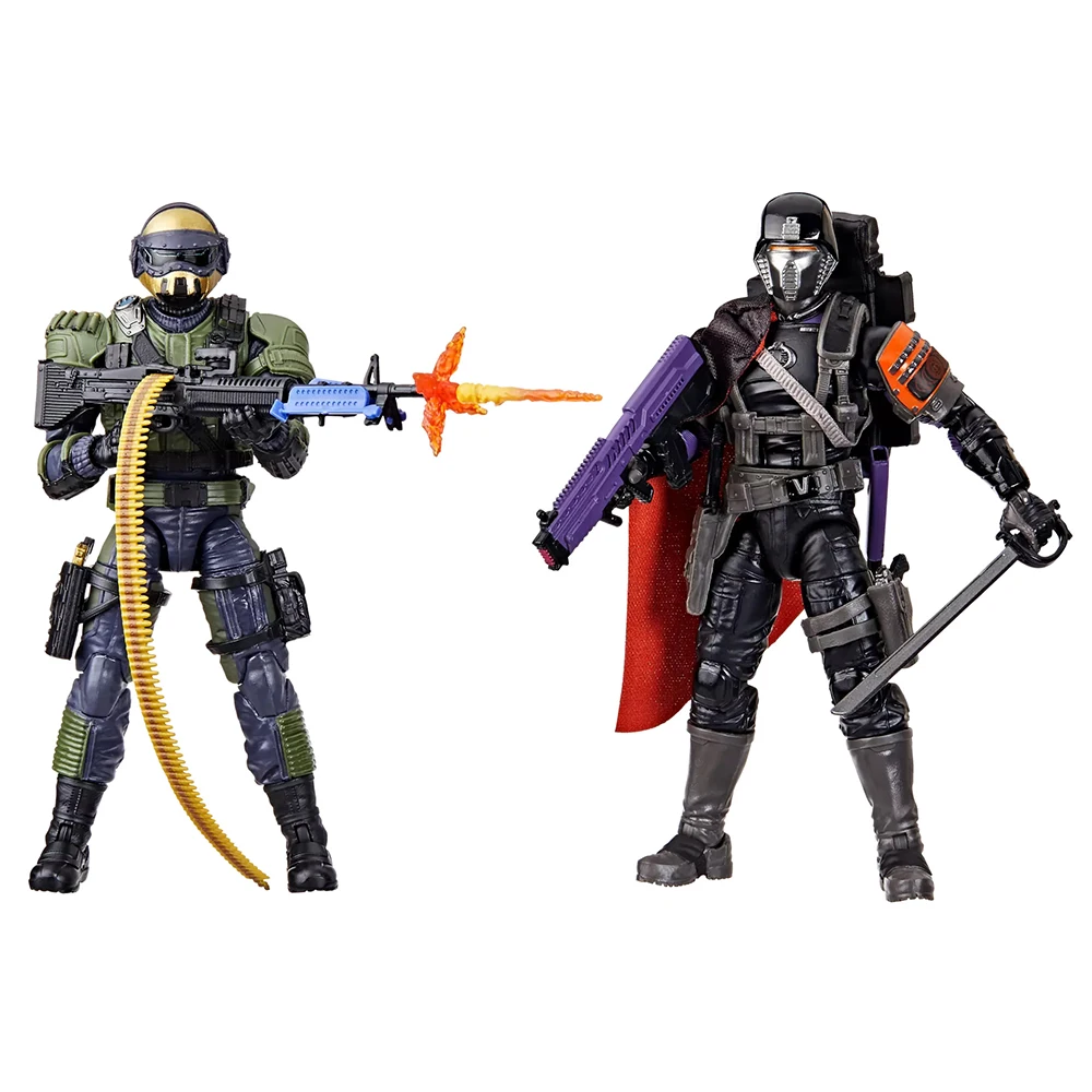 In-Stock Hasbro G.I. Joe Classified Series No.141 Steel Corps Commander Vs. Twilight Guard 2-Pack 15 cm Action Figure Model Toys