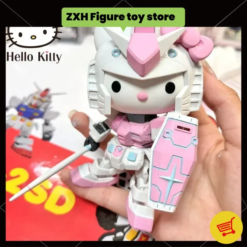 

Новая модель Hello Kitty в сборе, Аниме фигурки, статуэтка, коллекция кукол, Декор, детские игрушки, подарки, кукла, подарок для друга