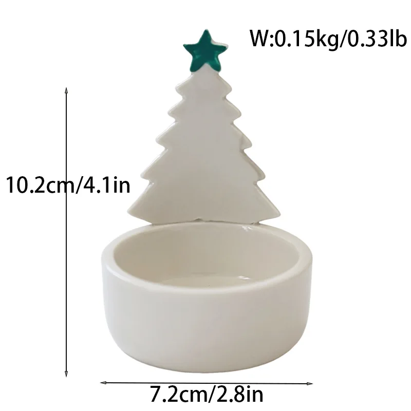 Christmas Tree Candlestick Fragrance Decoration Ornament Christmas Gift Home Candlestick Aromatherapy Candle Holder Gift