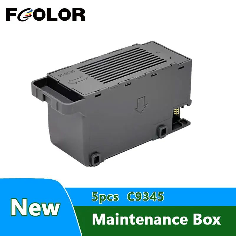 5pcs C9345 Maintenance Box Compatible for Epson L18050 L8050 L8058 DTF Printer