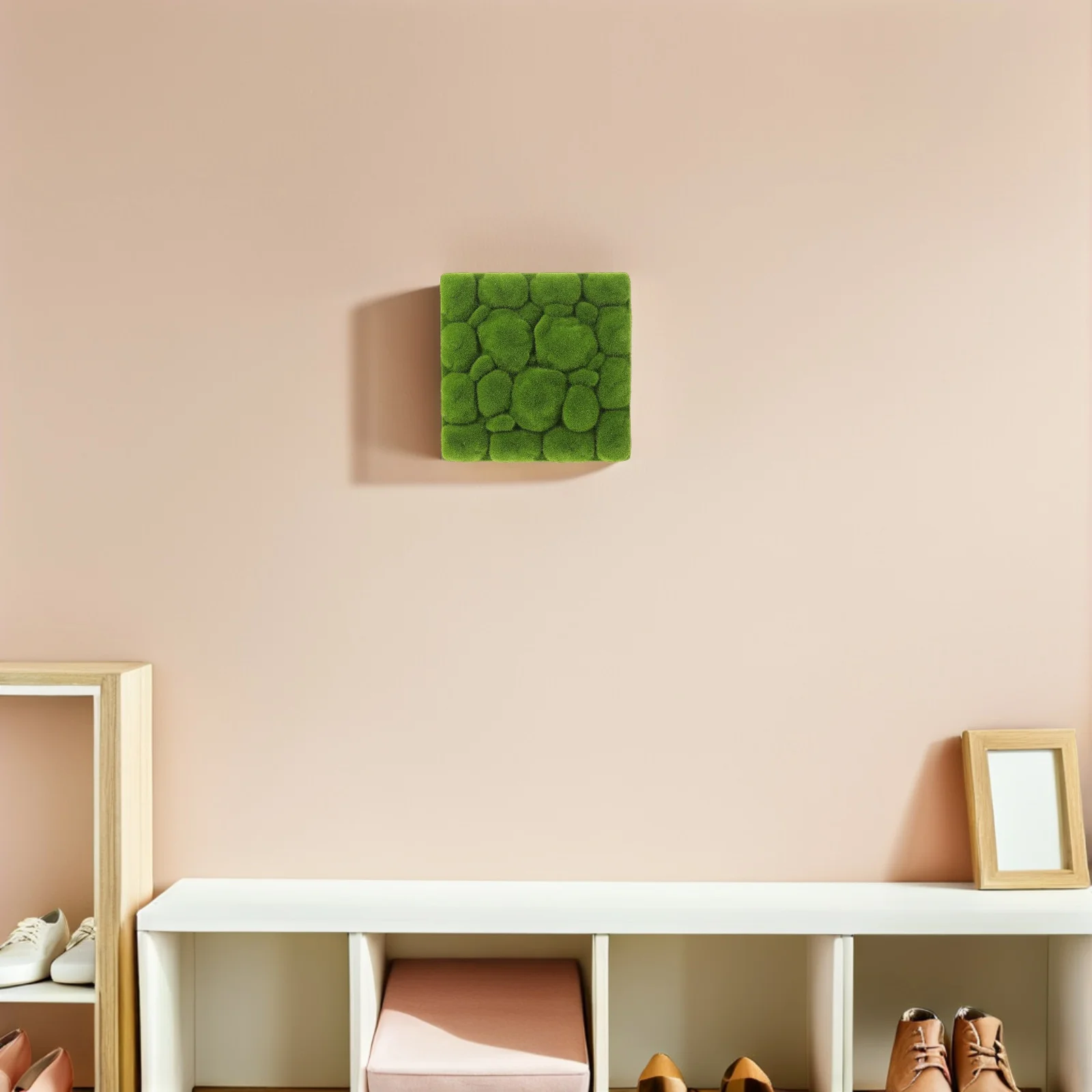 

3Pcs Faux Moss Board Wall Hanging Green Plants Decor for Office Bar Restaurant Backdrop Garden Party Artificial Plants Wall