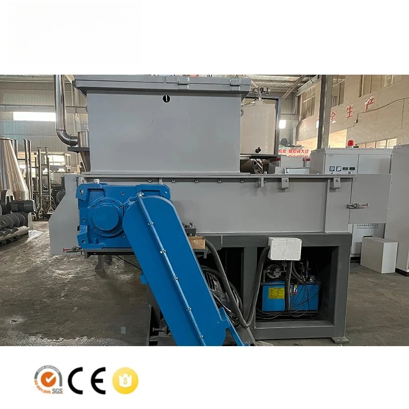 Waste Plastic Lump Block Plastic Shredding Machine Single Shaft Shredder Machine For PE PP Recycling