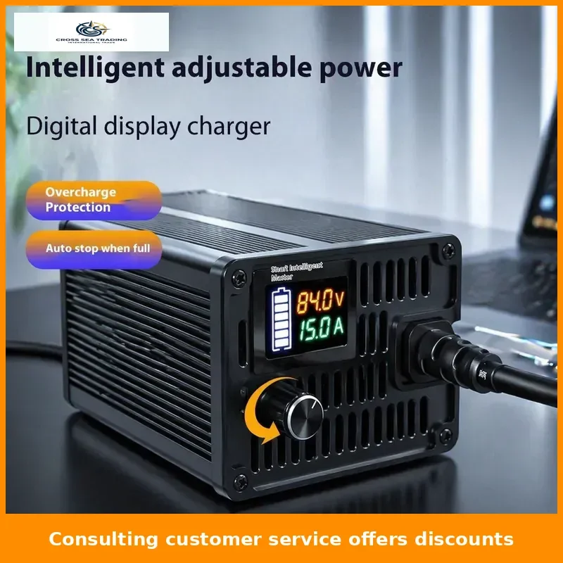 48V 25A 20A 15A 10A Adjustable Battery Charger - Lithium Iron Phosphate (LTO) Lithium Ion 18650 - 54.6V 10A 58.4V 58.8V