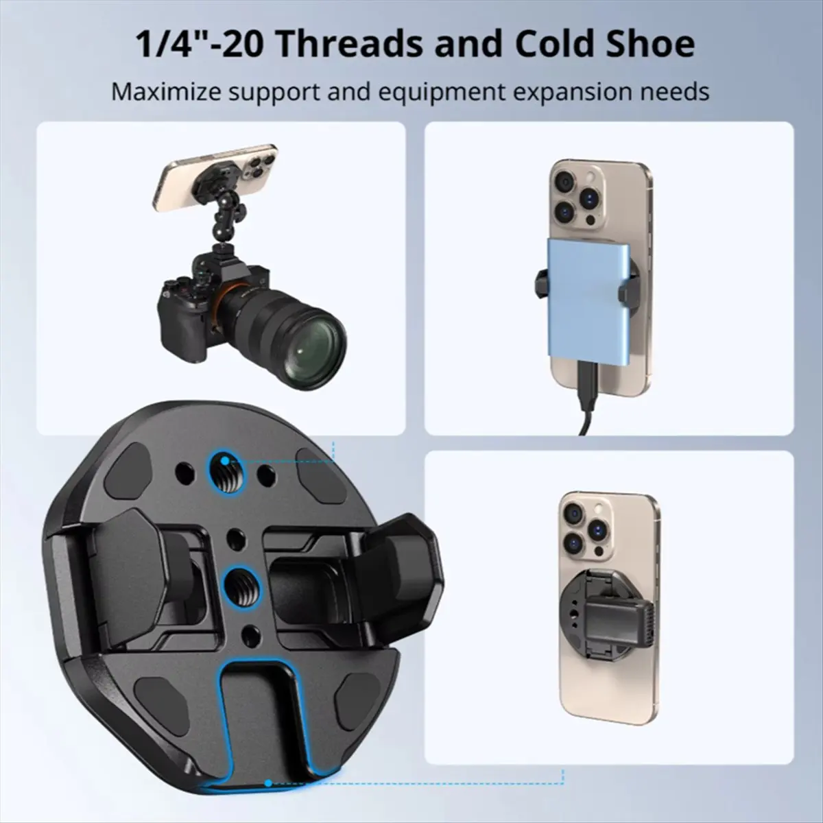 Promotion Magnetic SSD Holder for Attachable Phone Clamp for External SSD for ,,Crucial