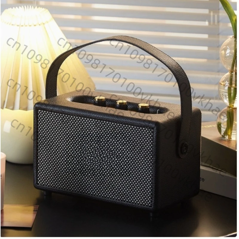 

Wireless Bluetooth speaker, retro sound system, portable small speaker, high sound quality subwoofer