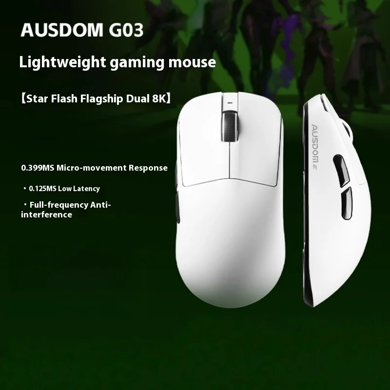 

Ausdom G03pro Wireless Mouse For Gaming Office Lightweight Triple Mode Bluetooth Dual 8k Computer Mice And Keyboards Accessories