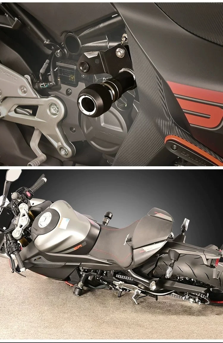 For  450SR 450SRS 450NK Anti-fall Slider Racing Crash Bar Single Swingarm Bumper Modified Accessories