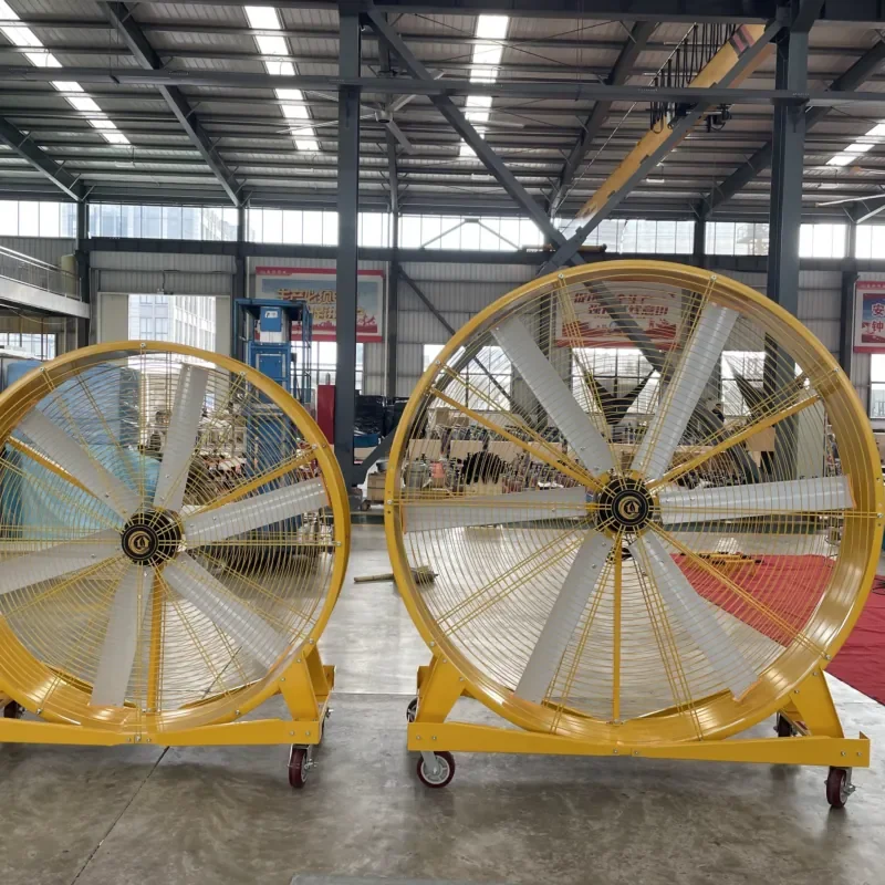 1.2m 4ft Portable Gym Fitness Ventilation Cooling HVLS Fan with Ceiling Mount Core Motor Component