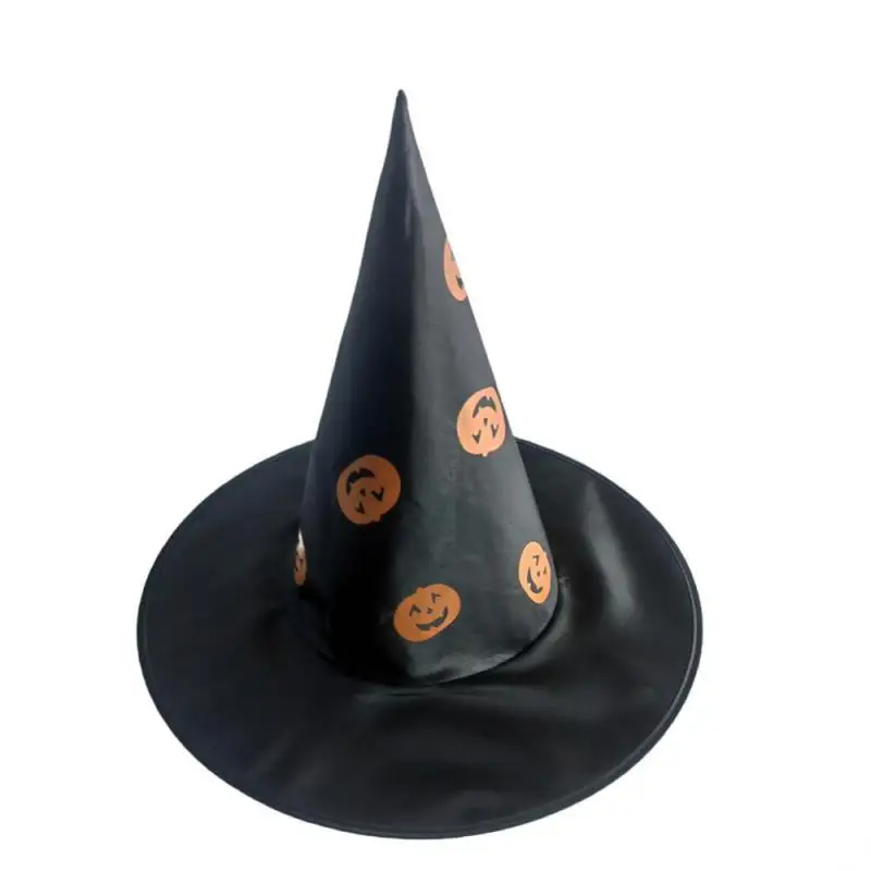 Halloween Costume Fashion Fancy Witch Hat Children Halloween Cosplay Party Prop Unisex Peaked Caps Bonnet Party Accessories