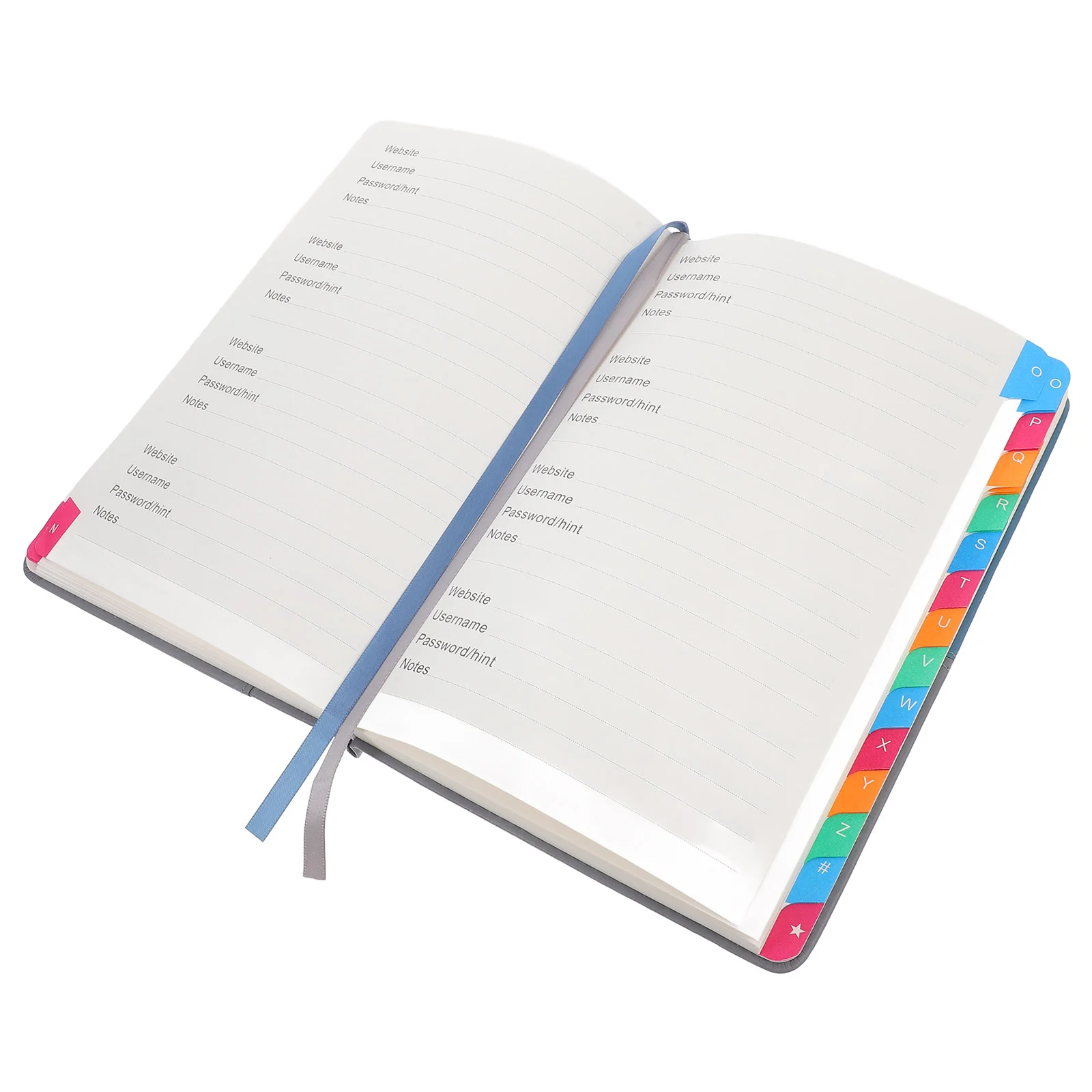 

Alphabetical Code Book Password Record Notepad Notebook for Website Address Small Internet Websites Multipurpose