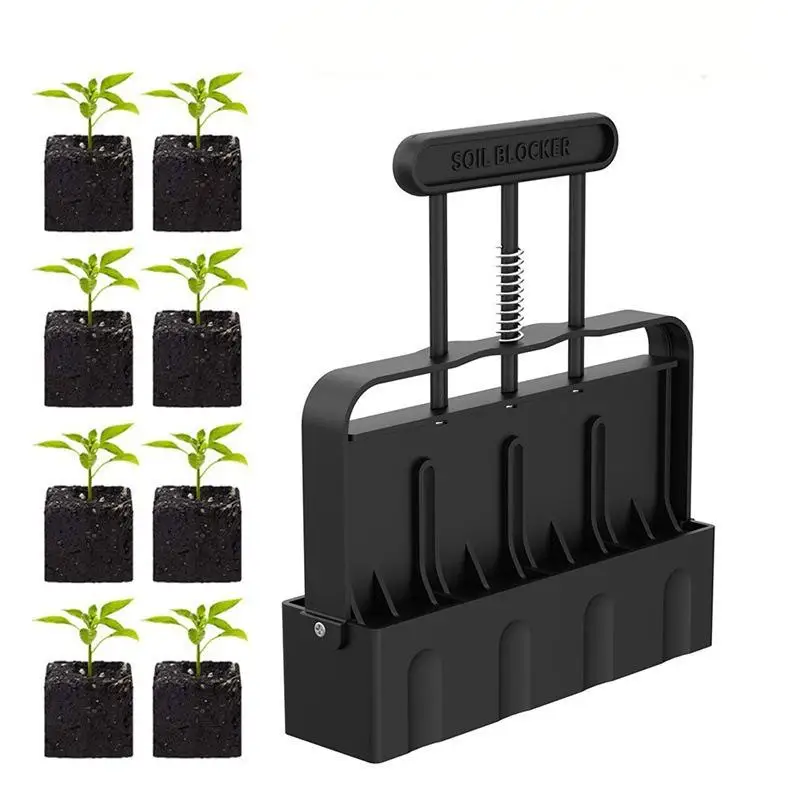 Handheld Seedling Generator, Potted Planter, Gardening and Landscaping Seeding Tool, Manual Soil Clod Maker, Soil Retainer.
