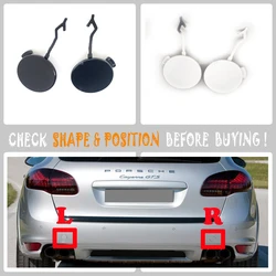 For 11-14 L&R Porsche Cayenne 92A 958 GTS S Turbo Base Sport REAR TOW EYE COVER CAP