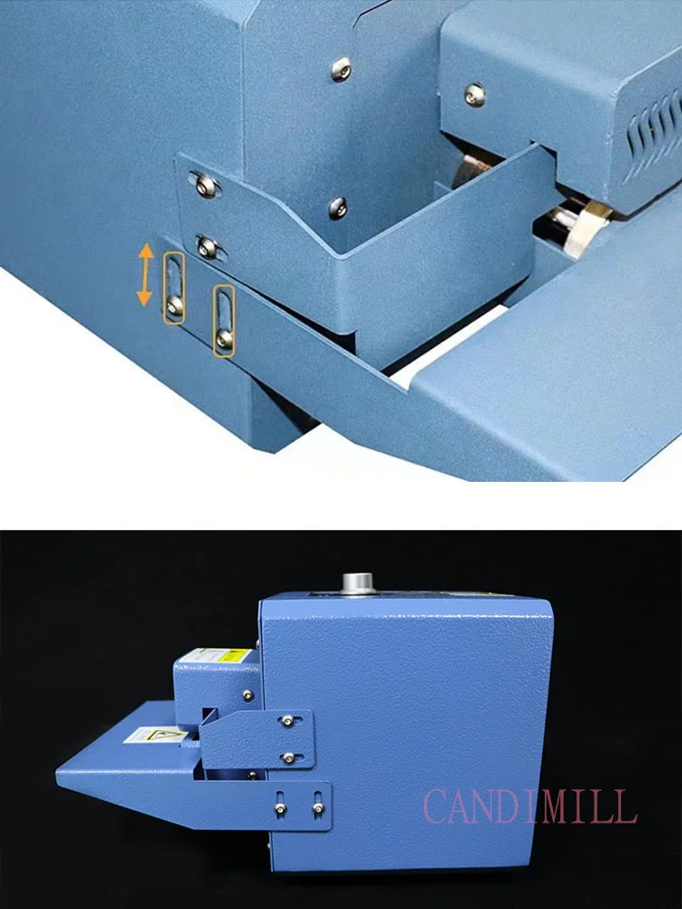 Máquina automática de selagem de plástico, selador de rolo contínuo, lojas de controle de velocidade e temperatura ajustáveis, cozinha doméstica