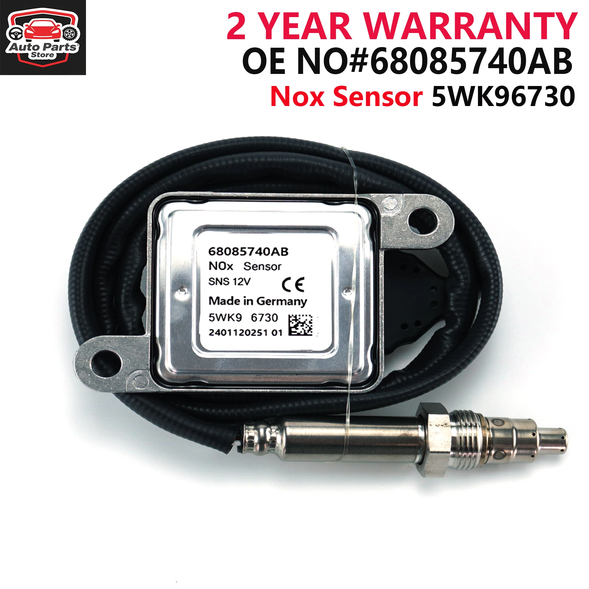 

68085740AB 5WK96730 Nitrogen Oxide Sensor Hot Sales Good Price Nox Sensor 5WK9 6730 For CHRYSLER 12V For Dodge Ram 2013-2015