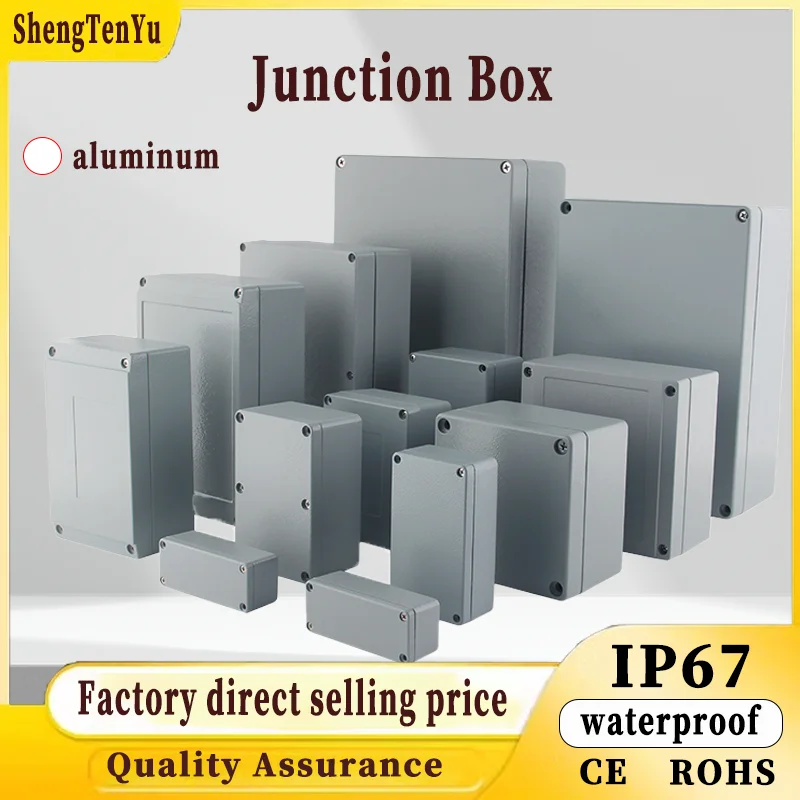 Industry IP67 Waterproof Cast Aluminum Electronics Housing box for electronic project Outdoor Explosion-proof Junction Housing