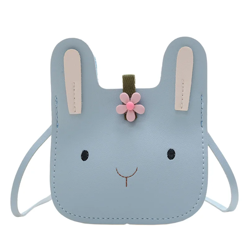 Children\'s Bag 2024 New Princess Crossbody Bag for Girls Cute Rabbit Kids Shoulder Bag Mini Toddler Coin Purse PU Leather 가방