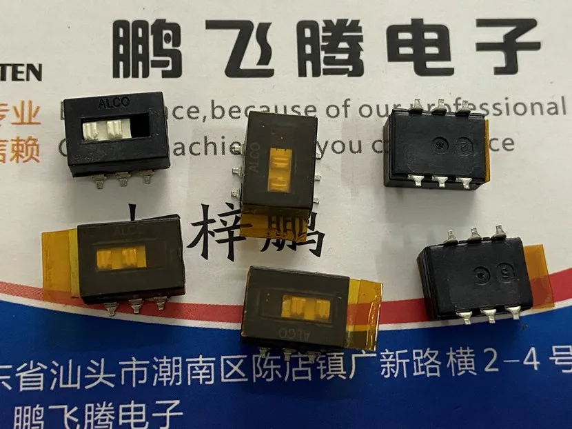 

1PCS Imported TE Tyco 1825011-8 dial switch 6-pin 1-bit micro dial switch 2 gear sliding SMD