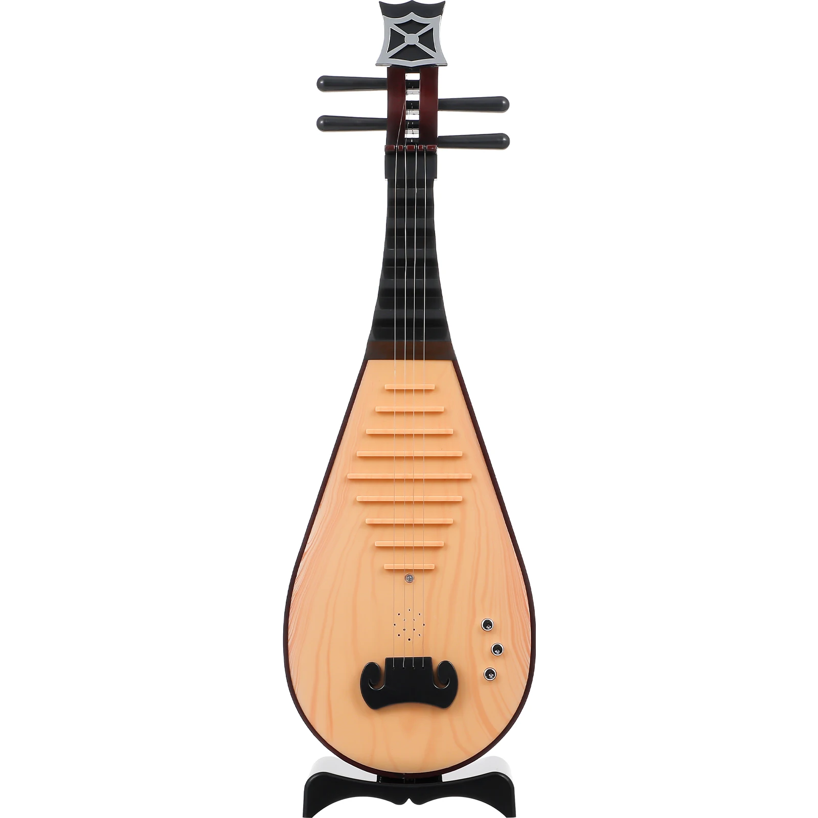 Chinese Lute Model Ancient Style Photo Prop Instrument Decor Simulation Plastic Material Bright Party Musical