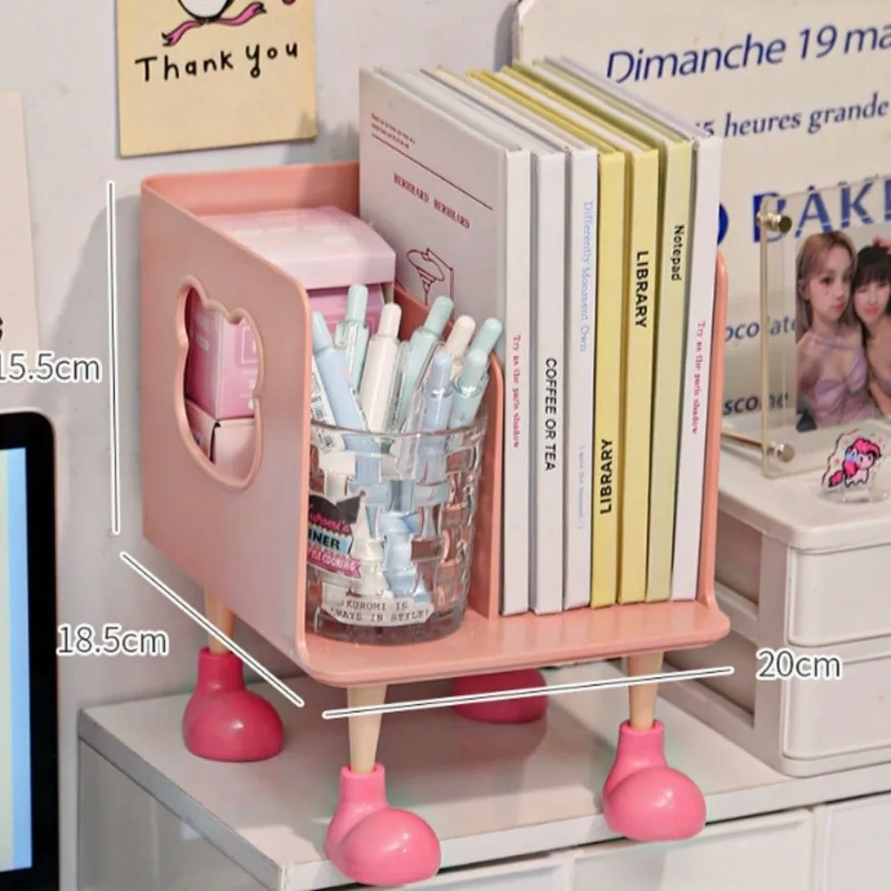 novo-suporte-de-livros-multicamadas-com-design-vazado-em-formato-de-urso-organizador-de-livros-e-rack-de-armazenamento-para-casa