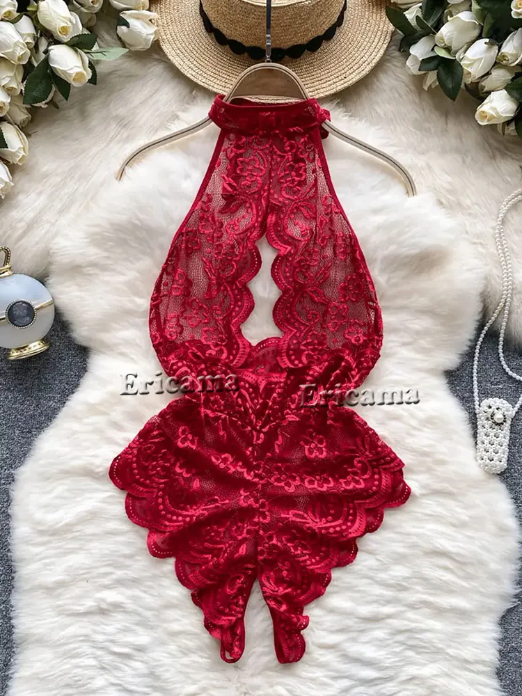 Lencería Sexy para mujer, ropa interior transparente de encaje, conjuntos breves, Kit de sujetador, conjuntos de Breves de realce, sujetador erótico